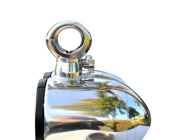 مكبر صوت برجي قابل للدوران مقاوم للماء وقابل للدوران من Reborn، مصقول في زوج 6 1/2 بوصة مكبر صوت بحري