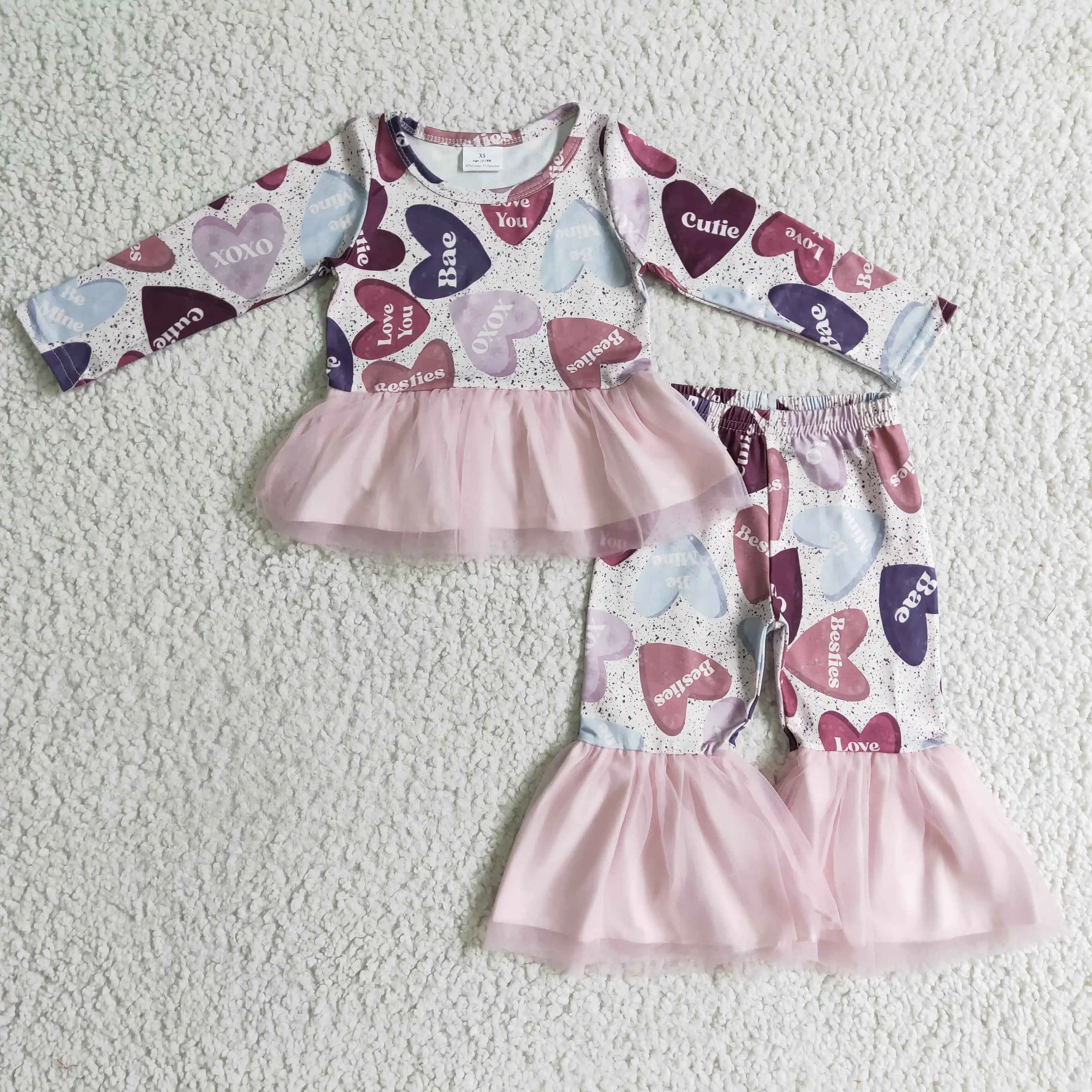Promotion Girls Boutique Clothes Long Sleeve Top With Pants Set And Shirts Kids Boys Outfits