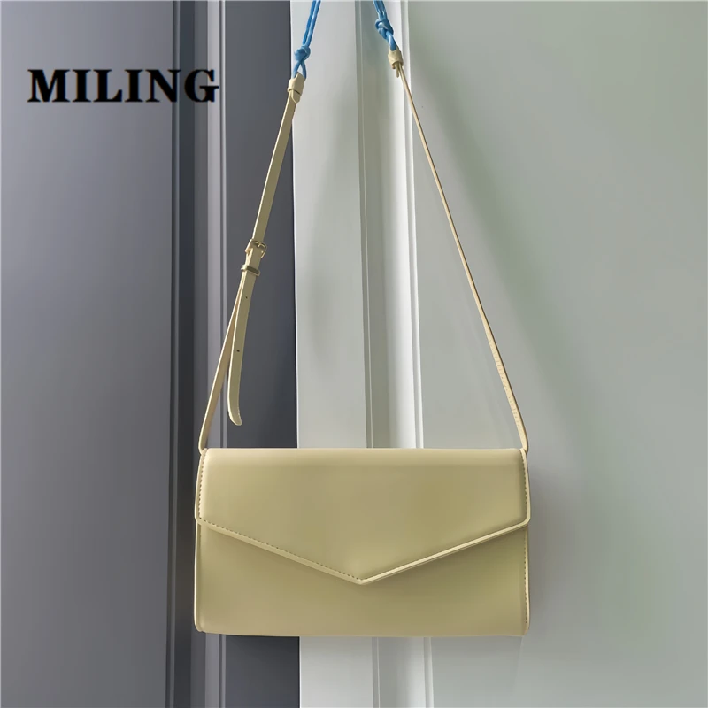 

Women Retro Mini Square Bag Solid Colour Flap Elegant Style Messenger Bags Ladies Leather Shoulder Bags 2024 New Cowhide Wallet