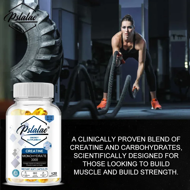 Creatine Monohydrate - Enhances Muscle Strength and Performance, Improves Endurance