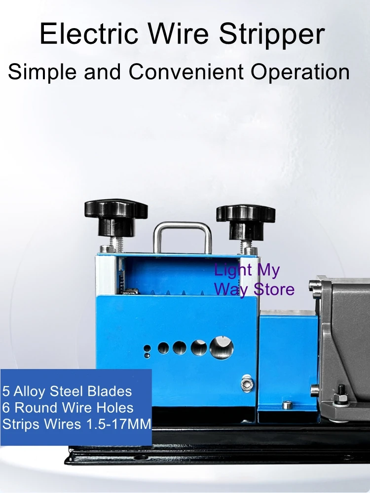 New Model Cable Wire Stripper Electric-Powered Compact Household Model Scrap Copper Wire Stripping Machine
