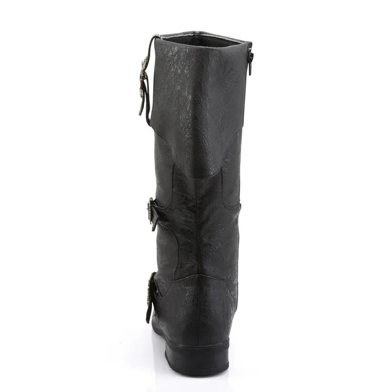 Mittelalterliche Retro-Piratenstiefel für Männer und Frauen, Gothic-Renaissance-Stiefel aus PU-Leder, halbhohe Stiefel für Halloween-Cosplay-Party-Kostüme 2026 – Detail 5