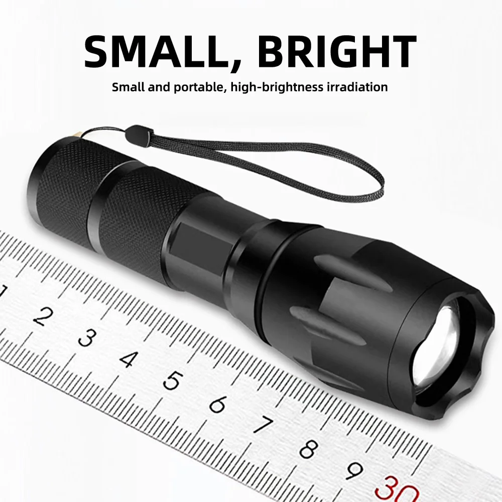 LED Rechargeable Flashlight Ultra Bright Torch Waterproof Bicycle Light Outdoor Camping Lamp Work Light Powerful LED Flashlights