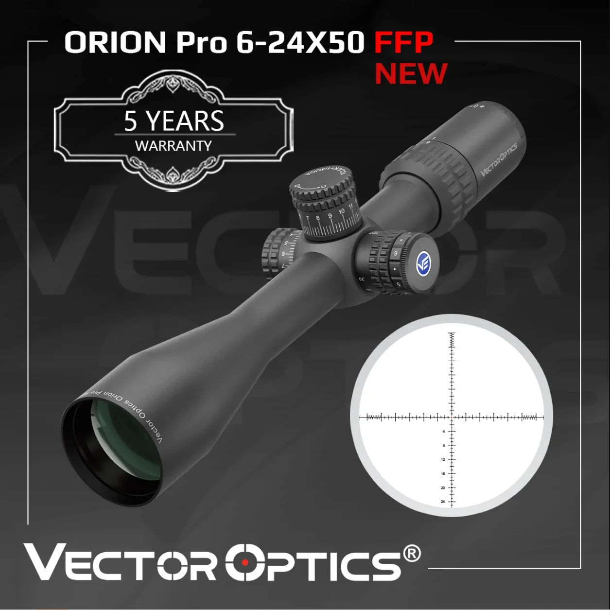 

Vector Optics Orion 6-24x50 FFP Tactical Riflescope With Illumination Optical Scopes For Long Range Shooting Hunting Fit Airgun