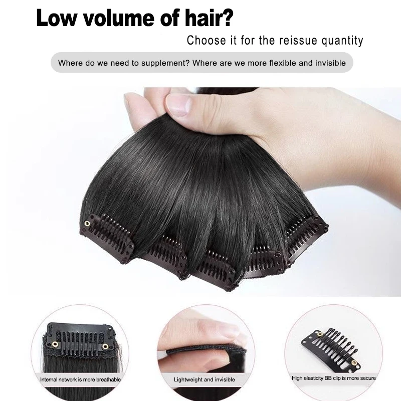 24 Inch Black Straight Hair Extensions with Clips