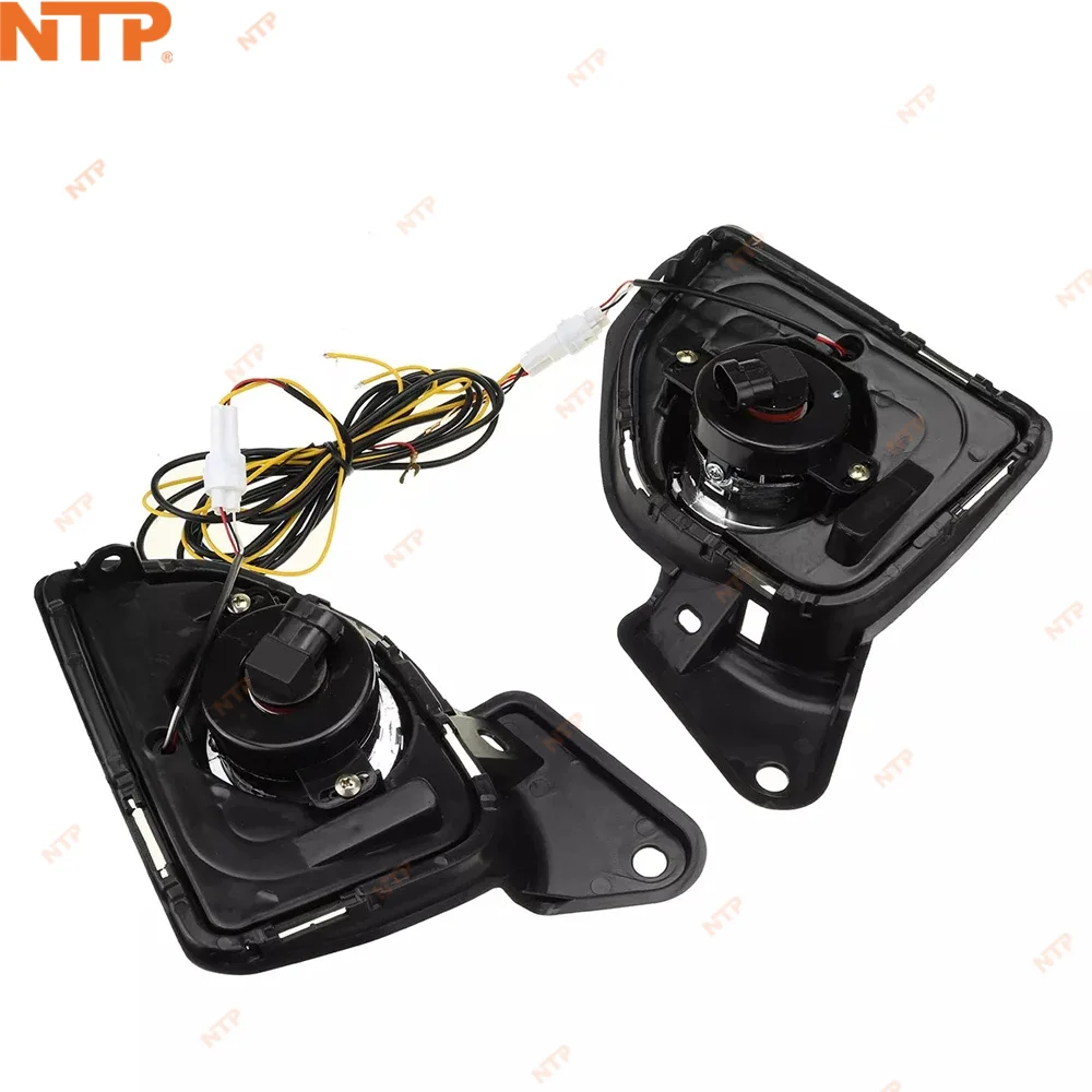 

For Toyota Hiace 2014-2018 Dual Color Daytime Running Light White/Yellow LED Switchback DRL Front Bumper Total Set Car accessori