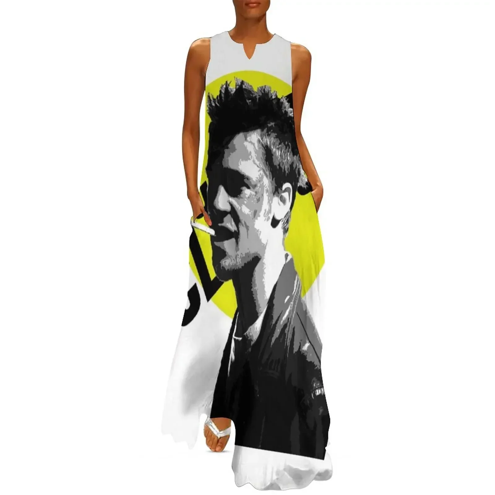 

fight club pop art Long Dress women dress evening dress ladies Women's clothing