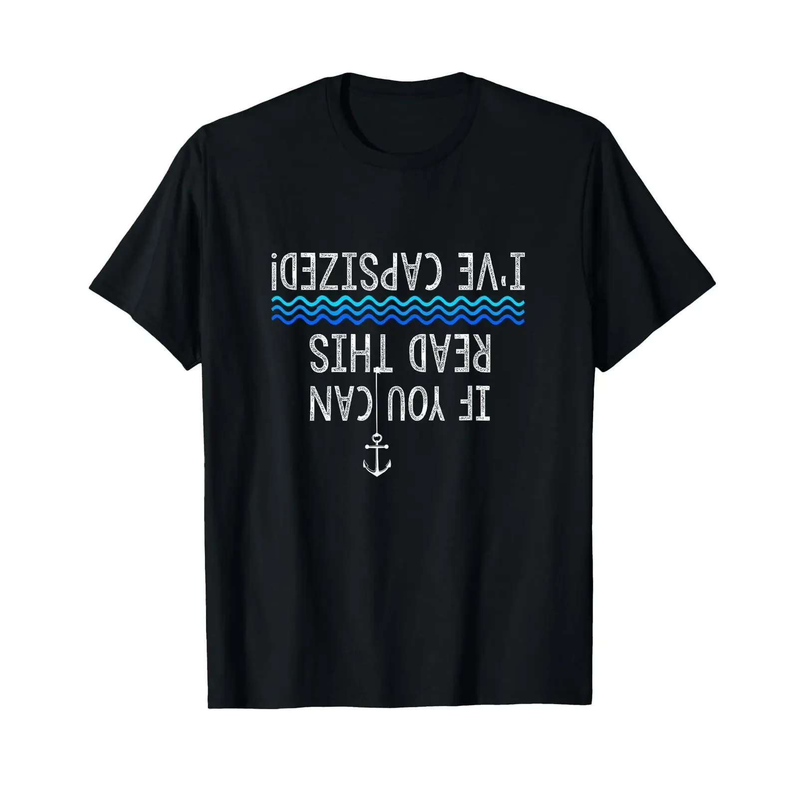 I've Capsized Funny Sailing Nautical Yacht Boat T Shirt vintage Washed fashion Soft Comfortable Versatile Breathable streetwear