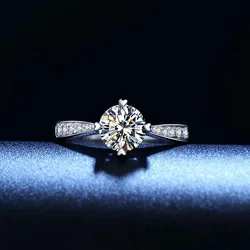925 Sterling Silver Zircon Adjustable Rings For Women Wedding Luxury Jewelry Accessories News Trends 2023 Offers