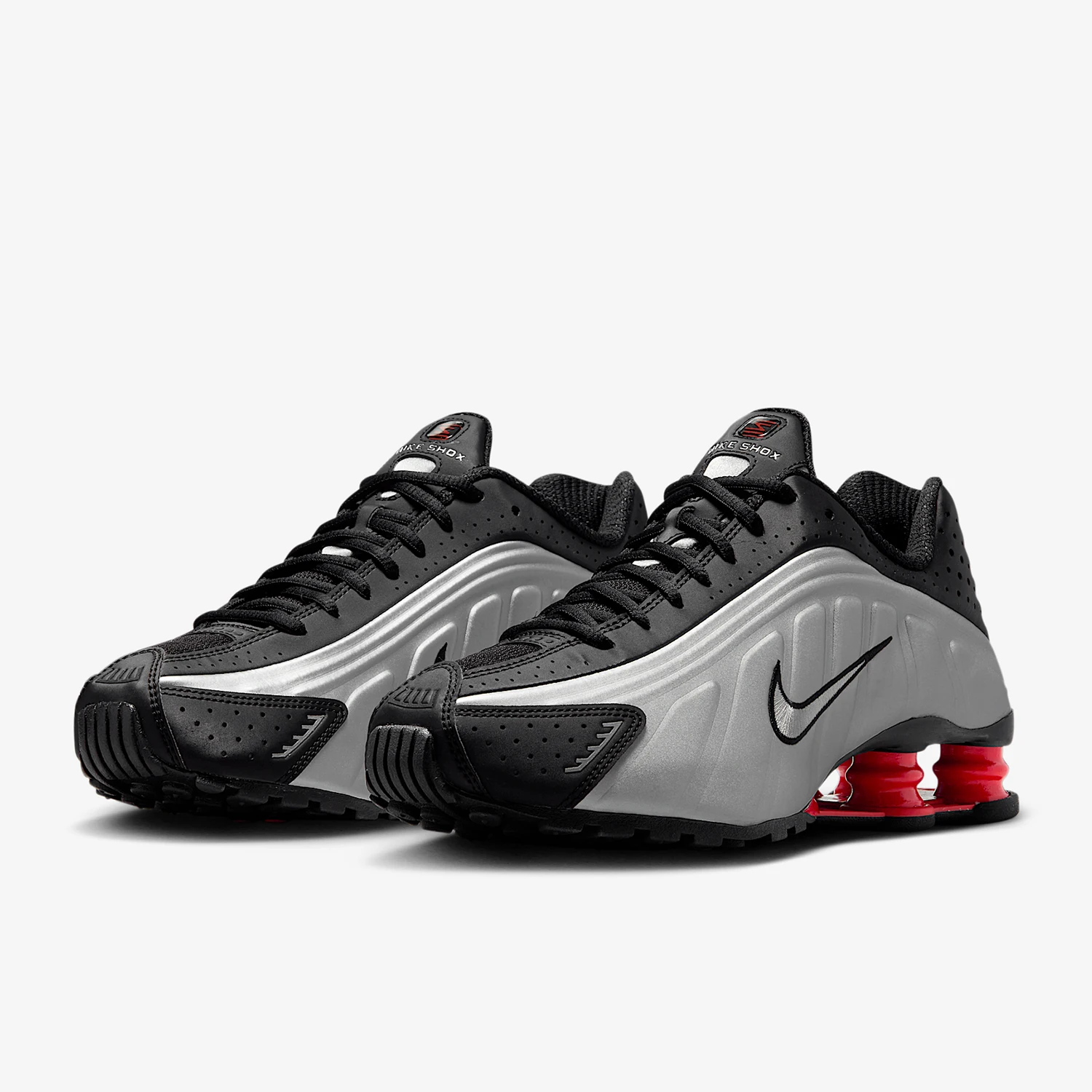 Nike Authentic Shox R4 Zapatillas deportivas transpirables con columna de aire para mujer AR3565-011