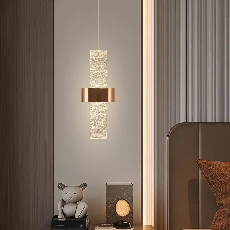 Nordic Pendant Lamp Acrylic Luxury Home Decorationbedside Hanging Light for Living Room Kitchen Bedroom Ceiling Chandelier Light