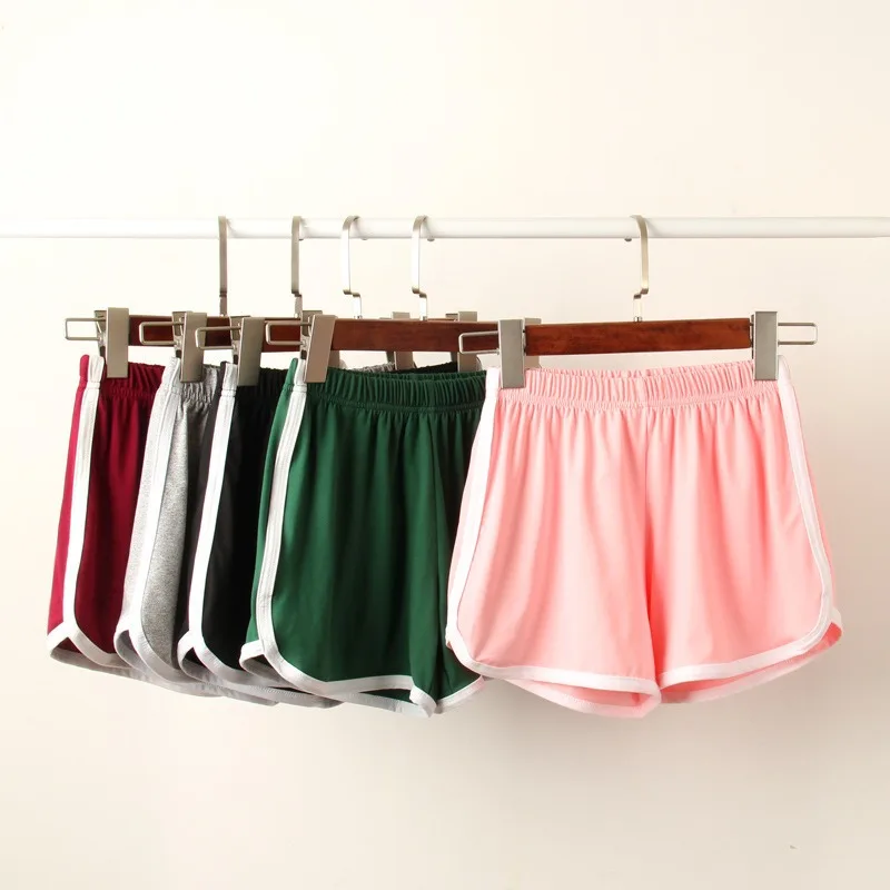 Women Spring Summer Bright-colored Casual Sports Shorts Girls Student Shorts Pants Korean Style Yoga Beach Hot Lady Shorts Pants