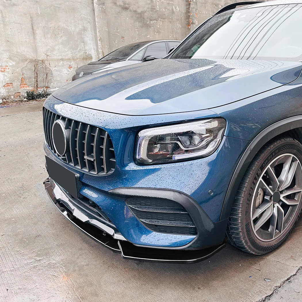 Car Front Bumper Lip Front Shovel Guard Spoiler For Mercedes Benz GLB X247 pre 2020-2023 GLB180 200 220 GLB35 AMG Sport Edition