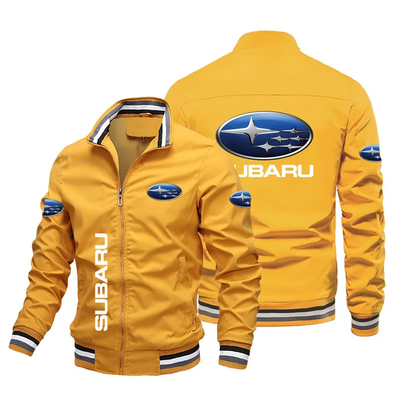 Gabardina de béisbol con logo de coche para hombre, chaqueta con estampado de alta calidad, moda de primavera y otoño 2024