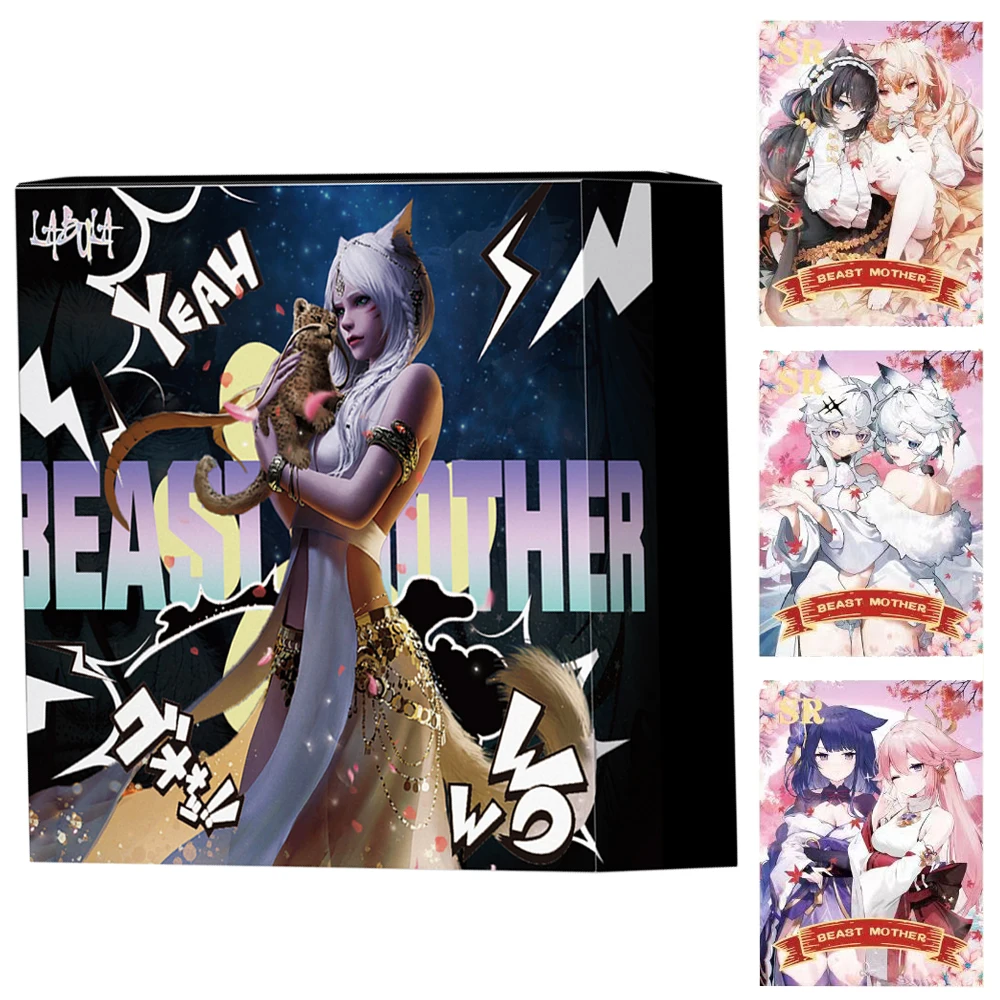 Beast Mother Collection Card For Children Goddess Story Raiden Shogun Rare Mech Warrior Character Limited Game Card Kids Gifts