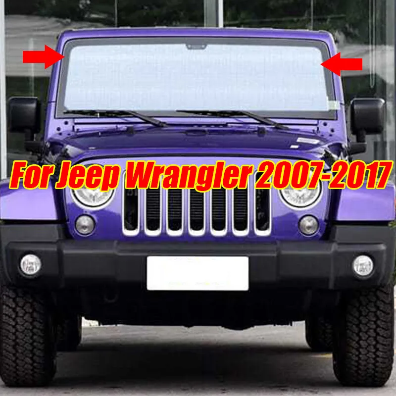 

For Jeep Wrangler / Wrangler JK 4-Door 2007-2017 Front Windshield Sunshade Cover