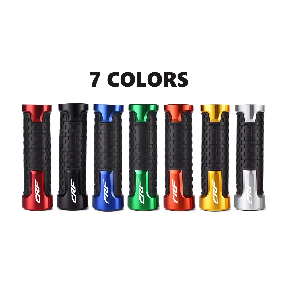 Motorcycle Handlebar Grips CNC aluminum Rubber Hand Thruster Grip For Honda CRF250R CRF450R CRF 250 450 R 2007-2020 Accessories