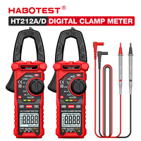 HABOTEST HT212 Digital Clamp Meter 4000 Counts True RMS AC/DC Current NCV Voltage Tester Frequency Resistance Electrician Tool