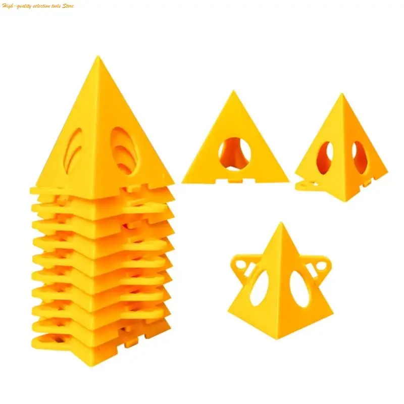 203f 38pcs Pyramid Stands Треугольник стойки на сайте пластиковой мини -стенд с инструментом