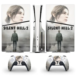 Silent Hill 2 PS5 Slim Disc Skin Sticker Decal Cover for Console and 2 Controllers New PS5 Slim Disk Skin Vinyl
