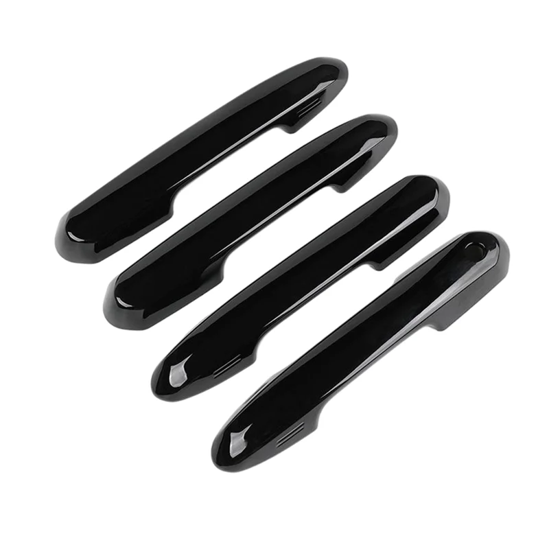 لتويوتا ليفين 2019-2024 4 قطعة غطاء مقبض باب السيارة ألياف الكربون نمط حامي مقبض الباب الخارجي غطاء مضاد للخدش #3