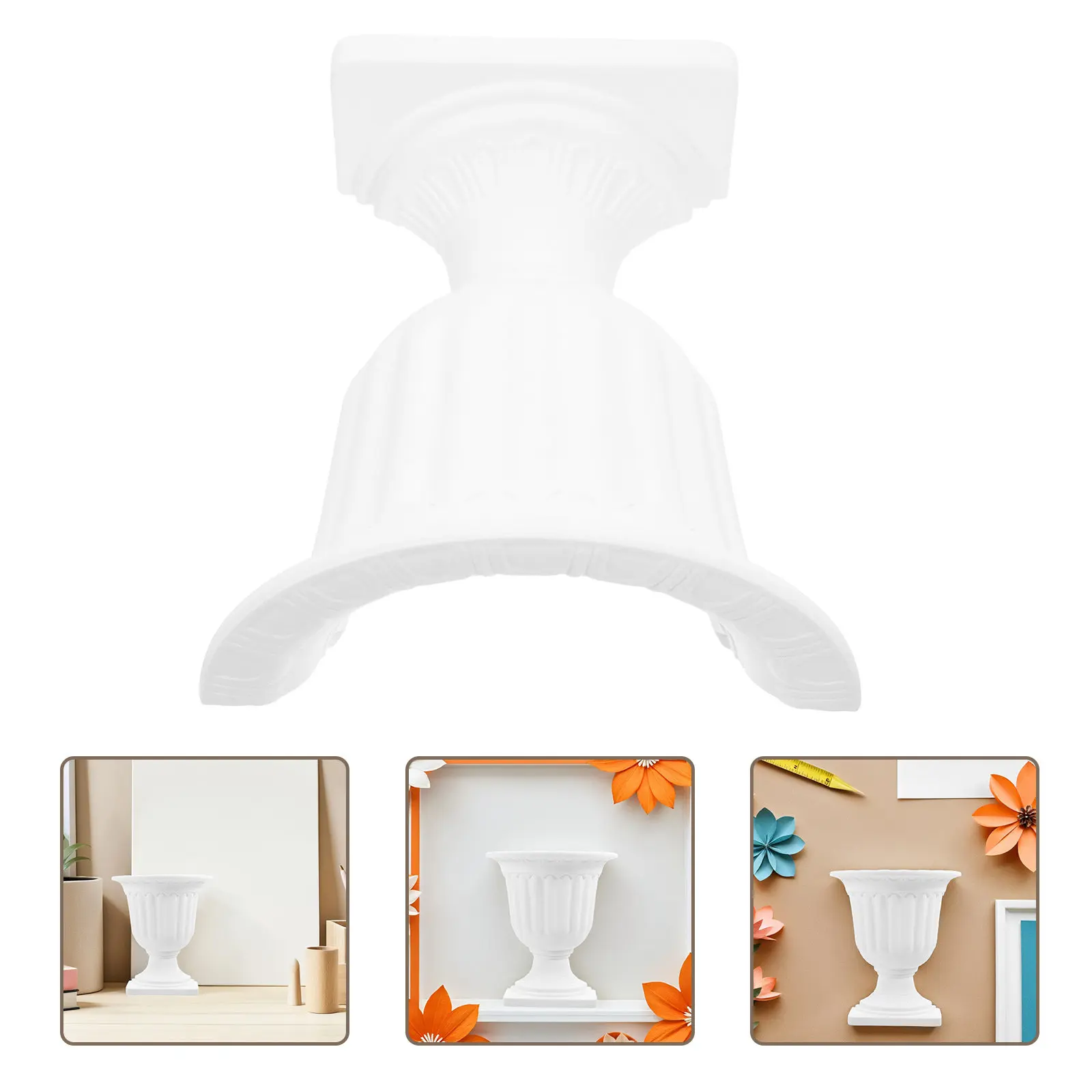 

Винтажная гипсовая подвесная ваза для цветов в деревенском стиле, настенный держатель для цветов, декор для дома