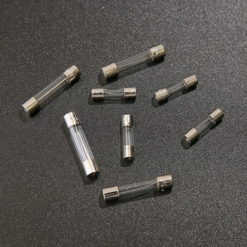 150pcs Glass Tubes Fuses Essential Glass Tubes Slow Glass Fuses Reliable Circuit Defense Maintain Device Performances