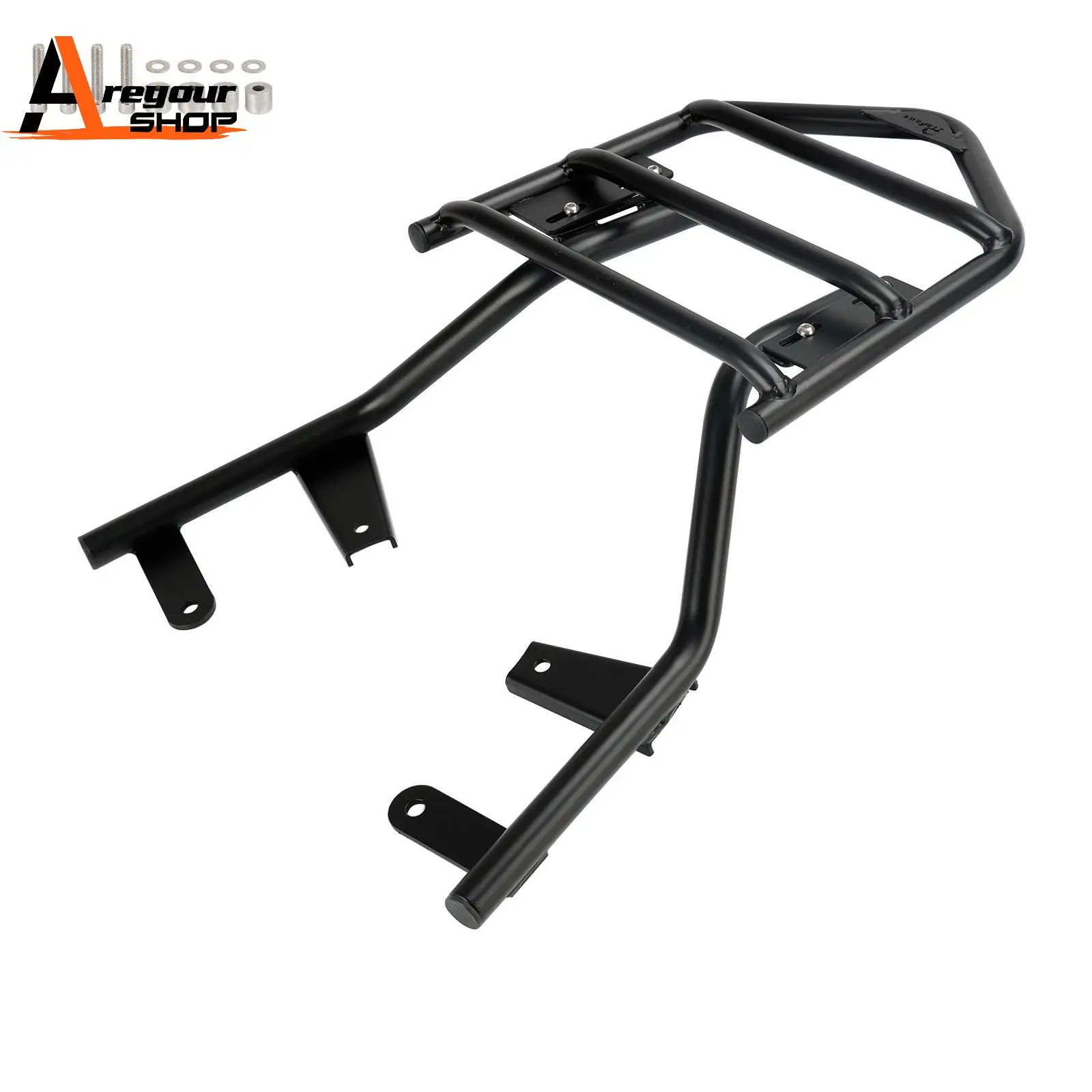 Tube Rear Rack - Black for Yamaha XSR 900 2022 2023