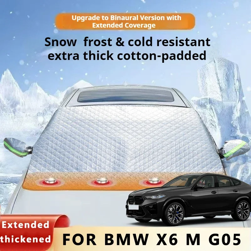 

Thickened Car Now Sunshade Windshield Cover With 5/9 Magnets UV Protection Anti Snow Sunlight For BMW X6 M G05 G06
