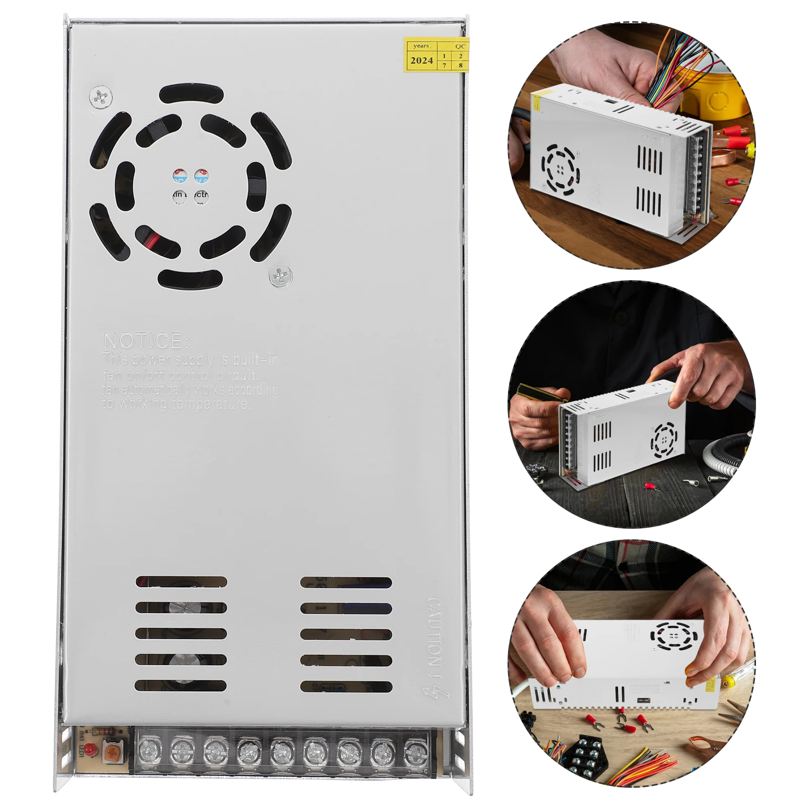 

LED Light Strip Power Adapter 12V 24V Waterproof Overcurrent Protection Heat Dissipation Compact Design for Advertising Lightbox