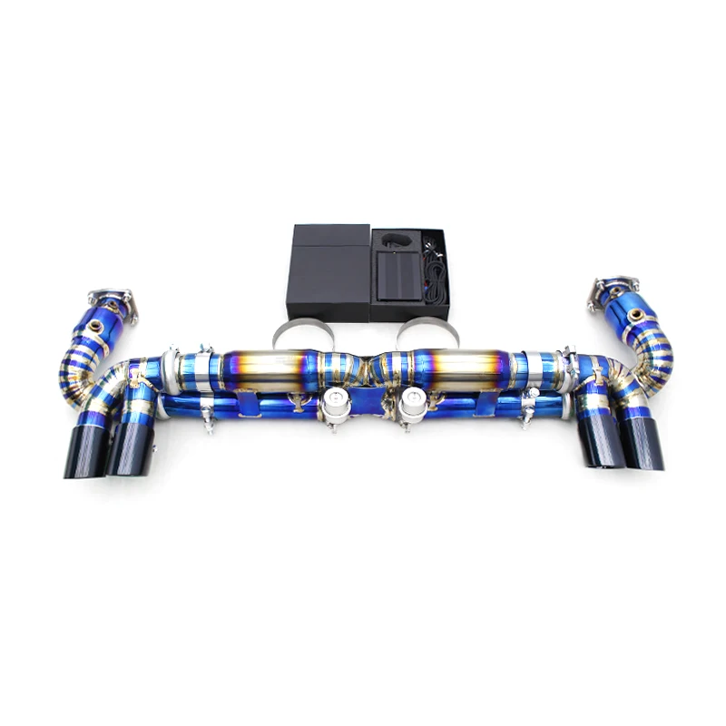 

Custom Titanium Pipes Exhaust System For Porsche 911 997/997.2 Turbo S 3.8T 2010-2012 Supersport Car Valved Catback Muffler