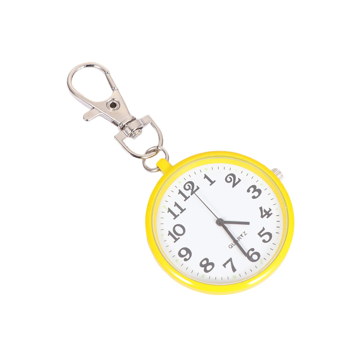 Retro Yellow Pendant Chain Necklace Vintage Pocket Watch Hanging Watch Elegant Necklace Alternative Men Women Gift Fashion Party
