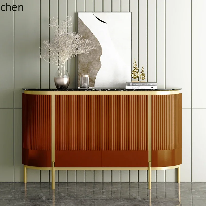 

Entrance Cabinet Living Room Marble Shoe Cabinet Simple Decorative Slate Panel