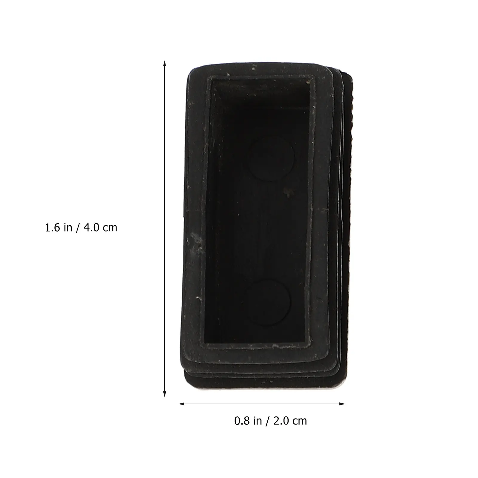 4Pcs Non-Slip Ladder Foot Pads Rubber Anti-Slip Feet Covers for Telescoping Extension Ladders Home Garage Workshop Safety