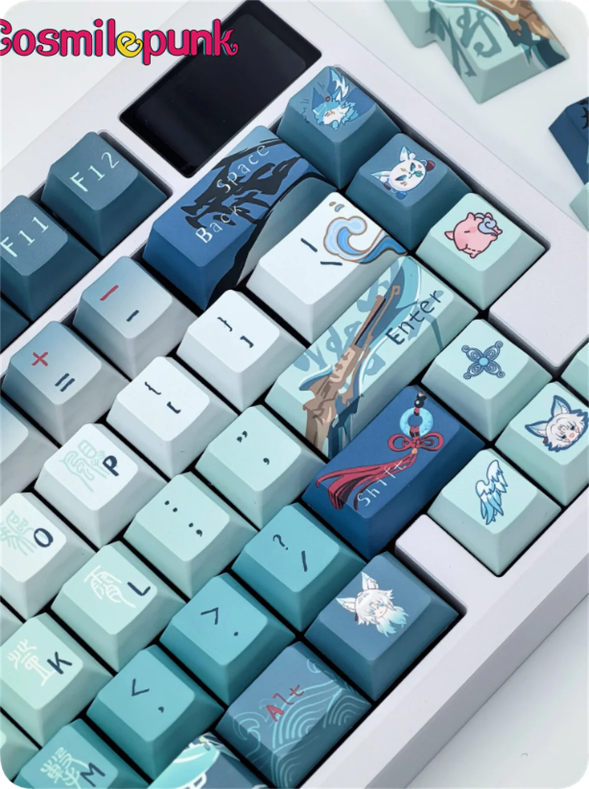 Game Honkai: Star Rail Feixiao Mechanical Keyboard Keycaps Anime Cosplay Props