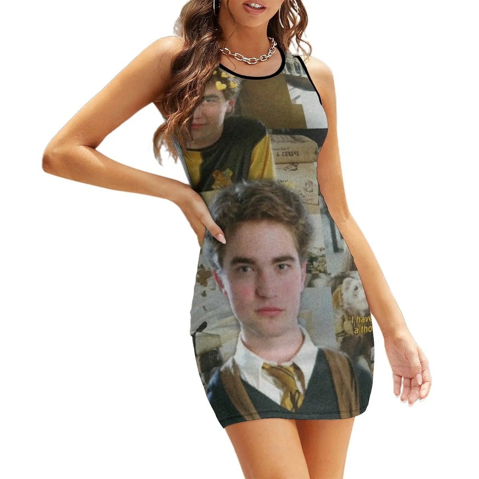 

cedric diggory For Custom Kids Mask Tote Bag Pillow Shower Curtain Coaster Mug Case Phone Etc Sleeveless Sundress