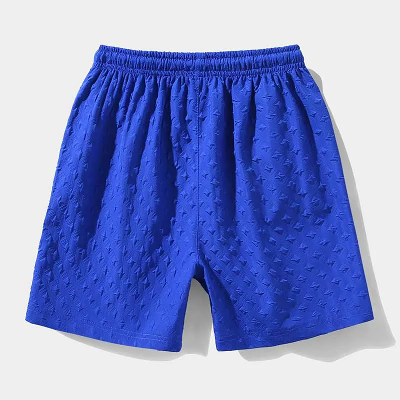 Shorts dos homens de verão Estilo Coreano 2023 Novo Plus Size M-5XL Cor Sólida Cintura Elástica Praia Casual Shorts Para Homens Roupas de Verão