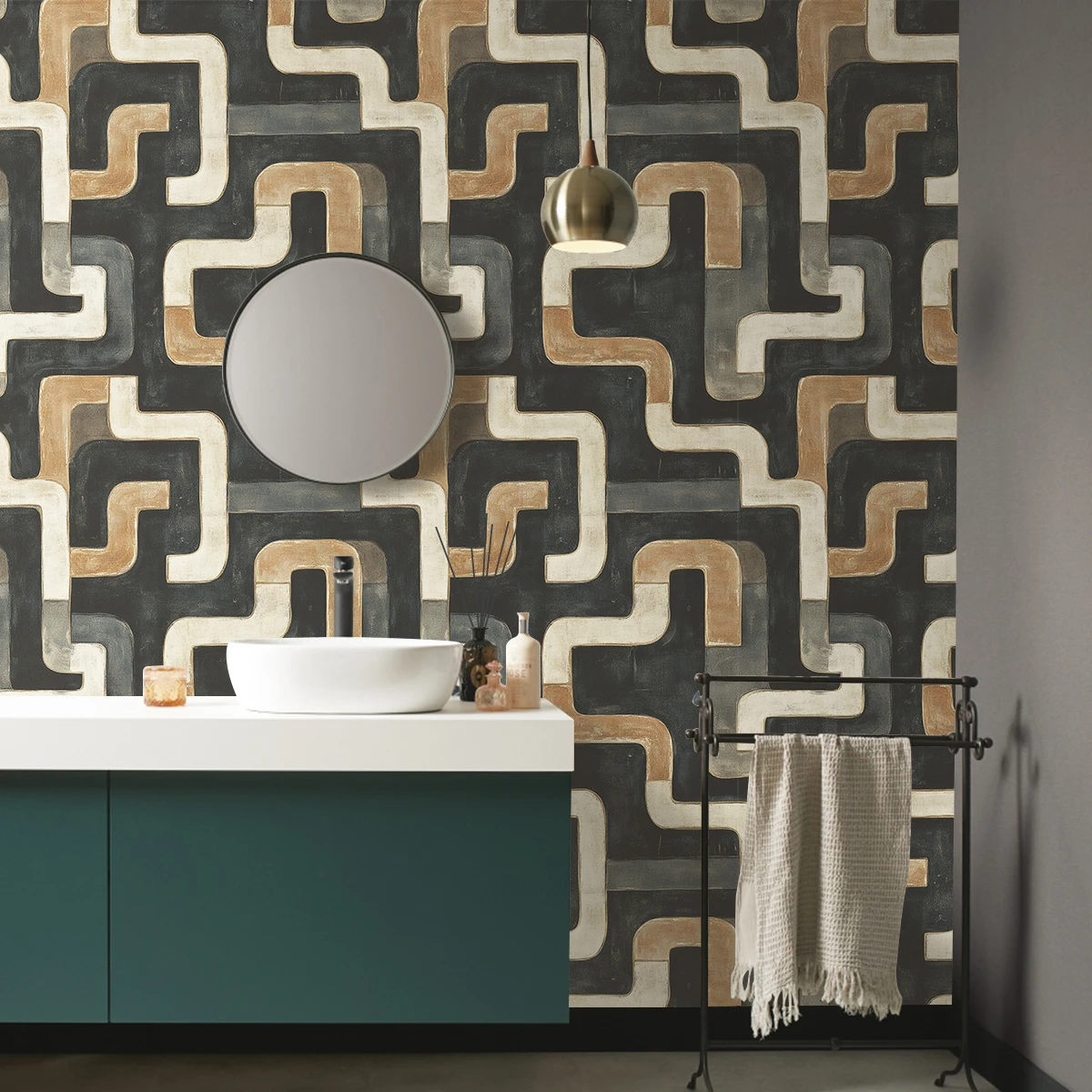 

Высококачественные самоклеящиеся обои с геометрическим узором, ПВХ, маслостойкие водонепроницаемые наклейки, роскошный домашний декор