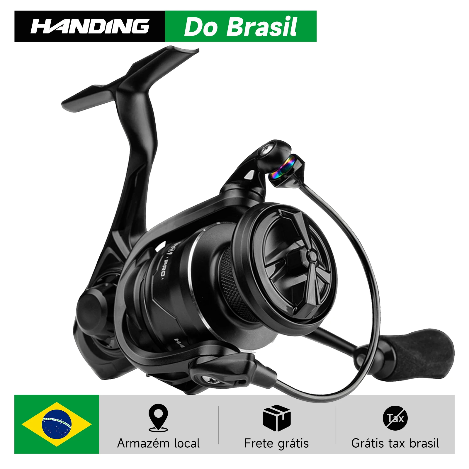Carrete Giratorio HANDING Do Brasil 15kg – Arrastre carbono sellado