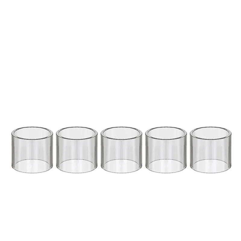 Paravoz Straight Clear Glass Tube, substituição do tanque, acessórios da máquina, Ghost V2, RDTA, K5K, Paravoz, 5pcs