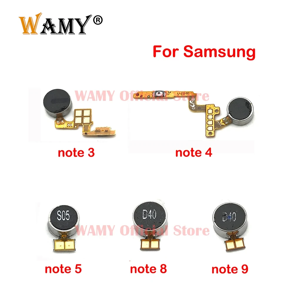 WAMY New Power Button Vibrator Flex Cable Replacement for Samsung Galaxy Note 3 N9000 N9005 N9002 N900A N900P N900V N900T