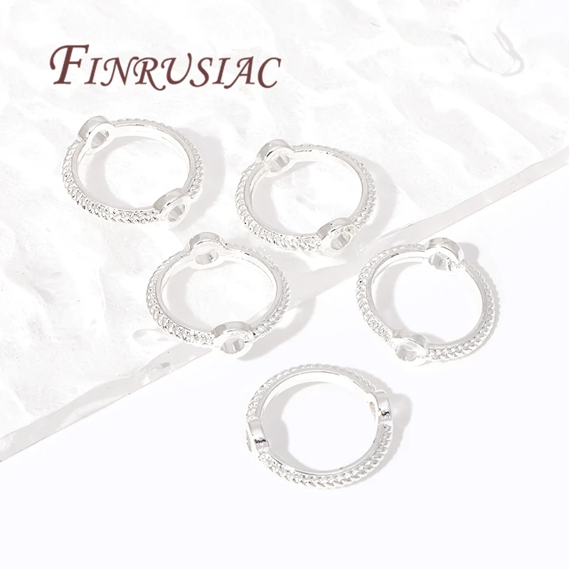 Multi Arten Messing Metall Kreis Rahmen Verbinder Spacer Perle, 14K/18K vergoldet Runde Perle Rahmen für DIY Perlen Schmuck Machen – Detail 22