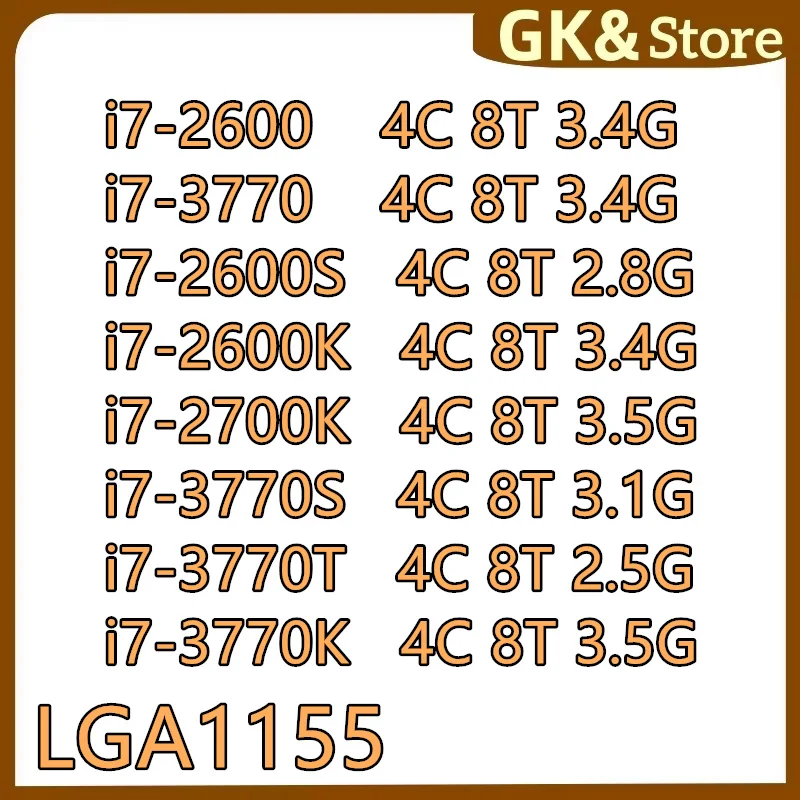 core-i7-2600-i7-3770-i7-2600s-i7-2600k-i7-2700k-i7-3770s-i7-3770t-i7-3770k-lga1155