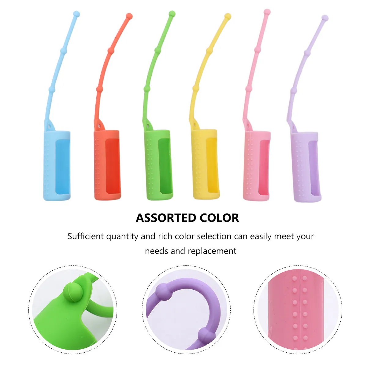 

Набор из 12 силиконовых защитных чехлов для роликовых флаконов: яркие цвета, устойчивость к выцветанию, удобство для путешествий и повседневного использования