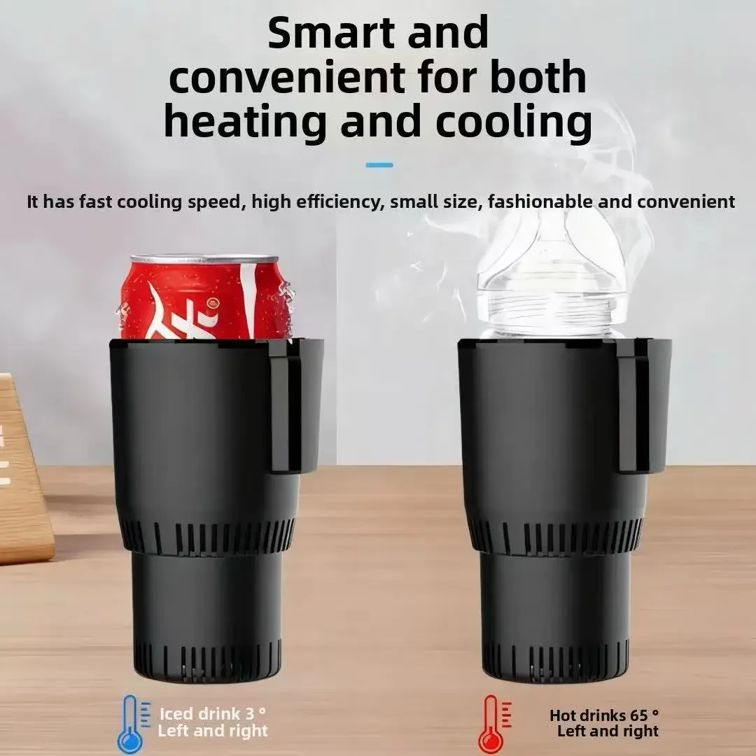 Suitu Car Cup Cooler & Warmer 2 in 1 Fast Cooling Heating Mug Smart Temperature Control 12V Universal for Drinks & Boiling Water