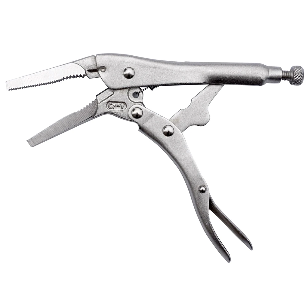 6.5 Inch Chrome Vanadium Long Nose Jaw Locking Pliers Assorted Locking Welding Clamp High Quality Vise