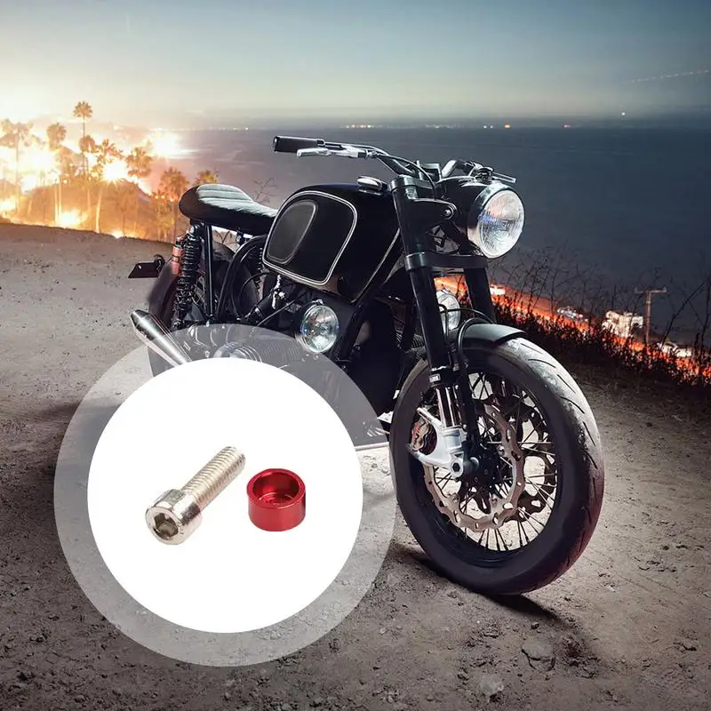 Motorcycle Screw Gasket Set Motor Scooter Head Screw Nut Bolt Caps Cover Decoration Motorcycle Modification Accessories