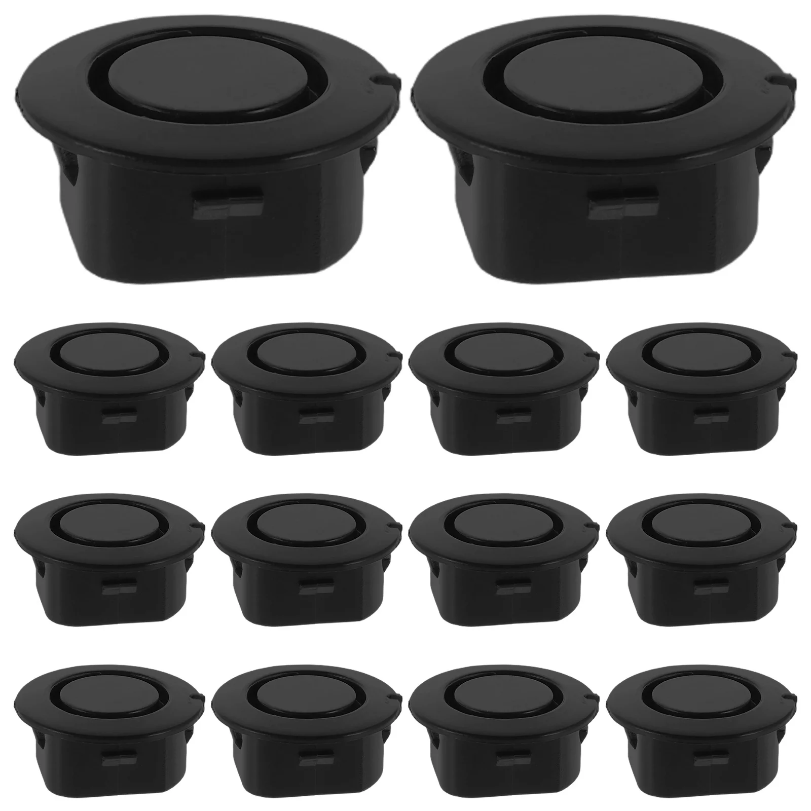 

Parliky 20pcs Car Bumper Hole Plug Rubber Cover Auto Accessories Decorative Stopper for Vehicle Black