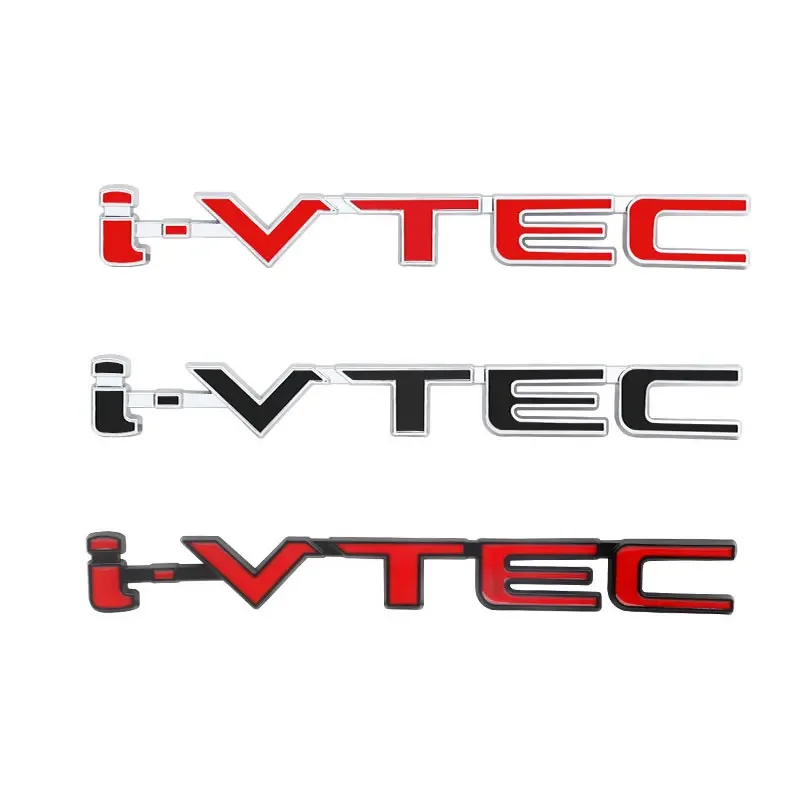 

Ivtec i-vtec letter badge car sticker for honda CRV tenth generation CIVIC Accord car logo refit rear boot trunk metal label