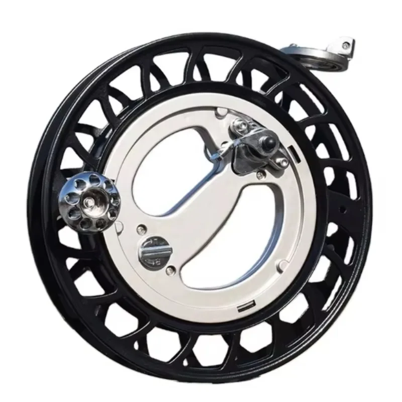 

Big Size Diameter 28 cm Metal Alloy Kite Reel High Quality Kite Wheel with Handbrake